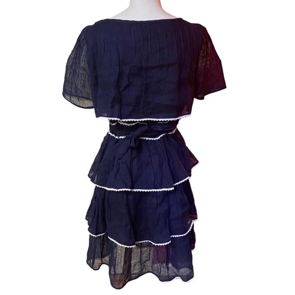 Tory Burch navy tiered